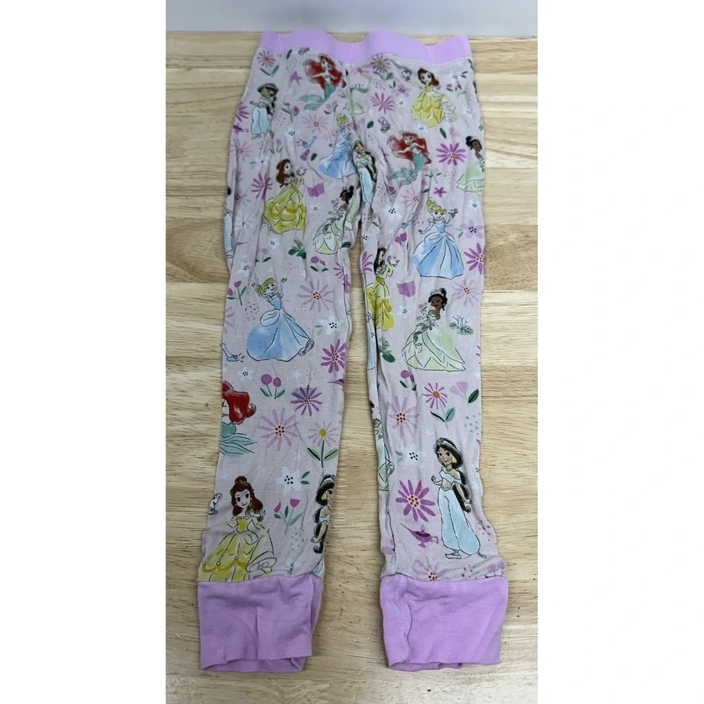Little Sleepies OG Disney Princess Pajama Set Pink Bamboo 2T Pants Long Sleeve